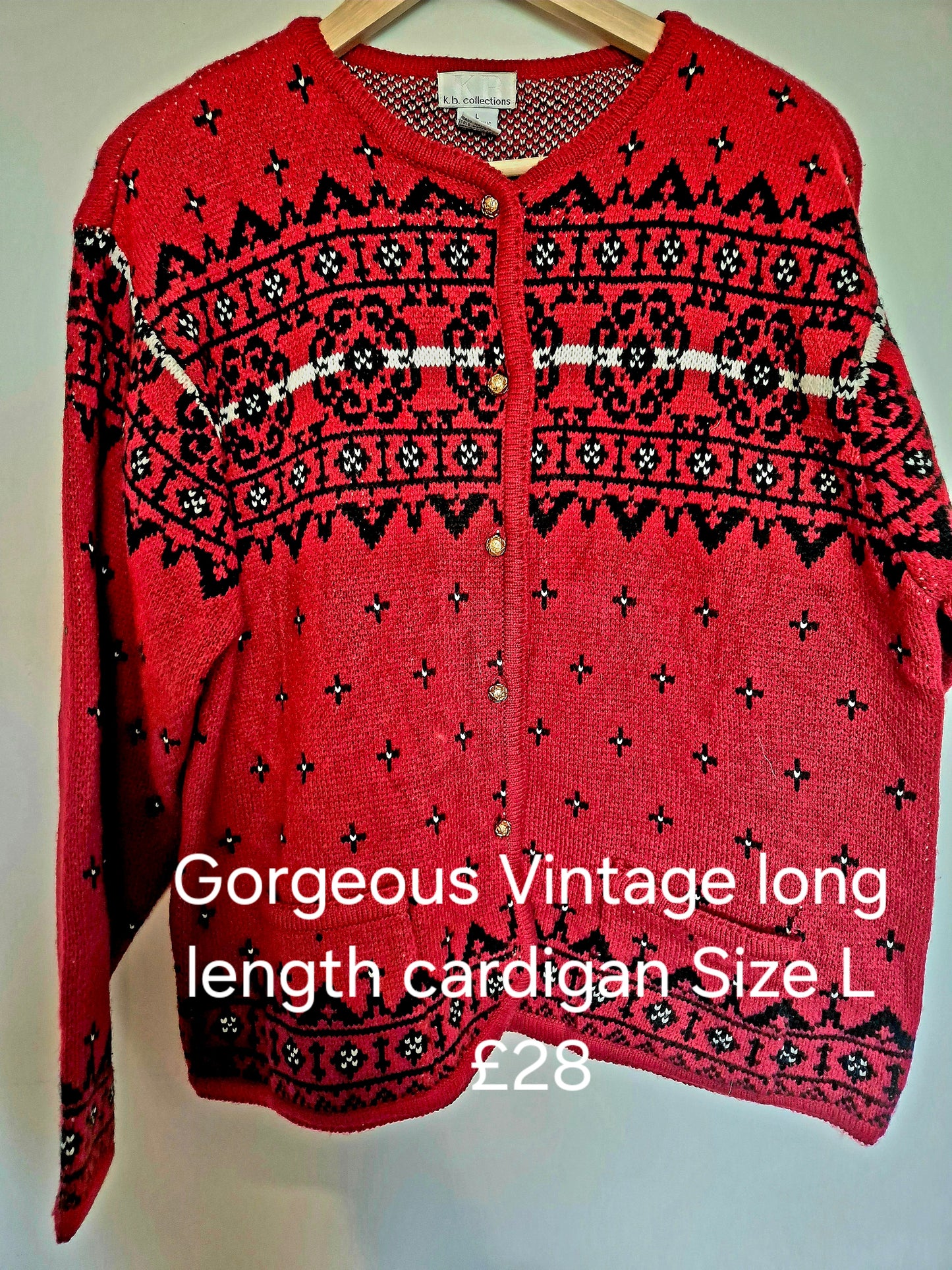 Gorgeous Vintage long length cardigan