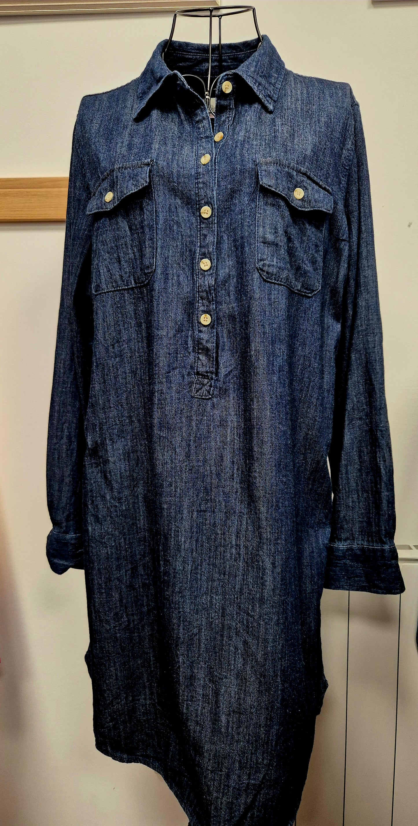 Lovely denim shirt dress uk size 12