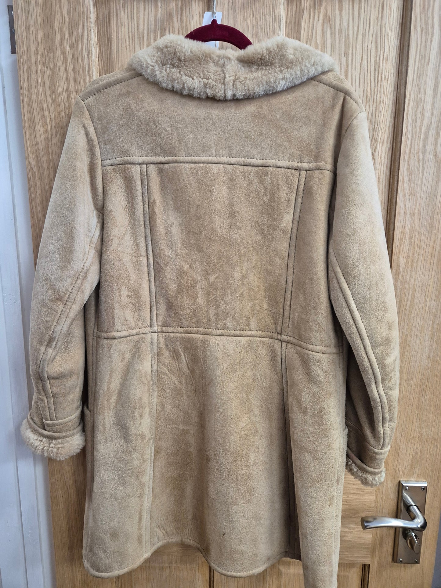 Vintage sheepskin coat size 12