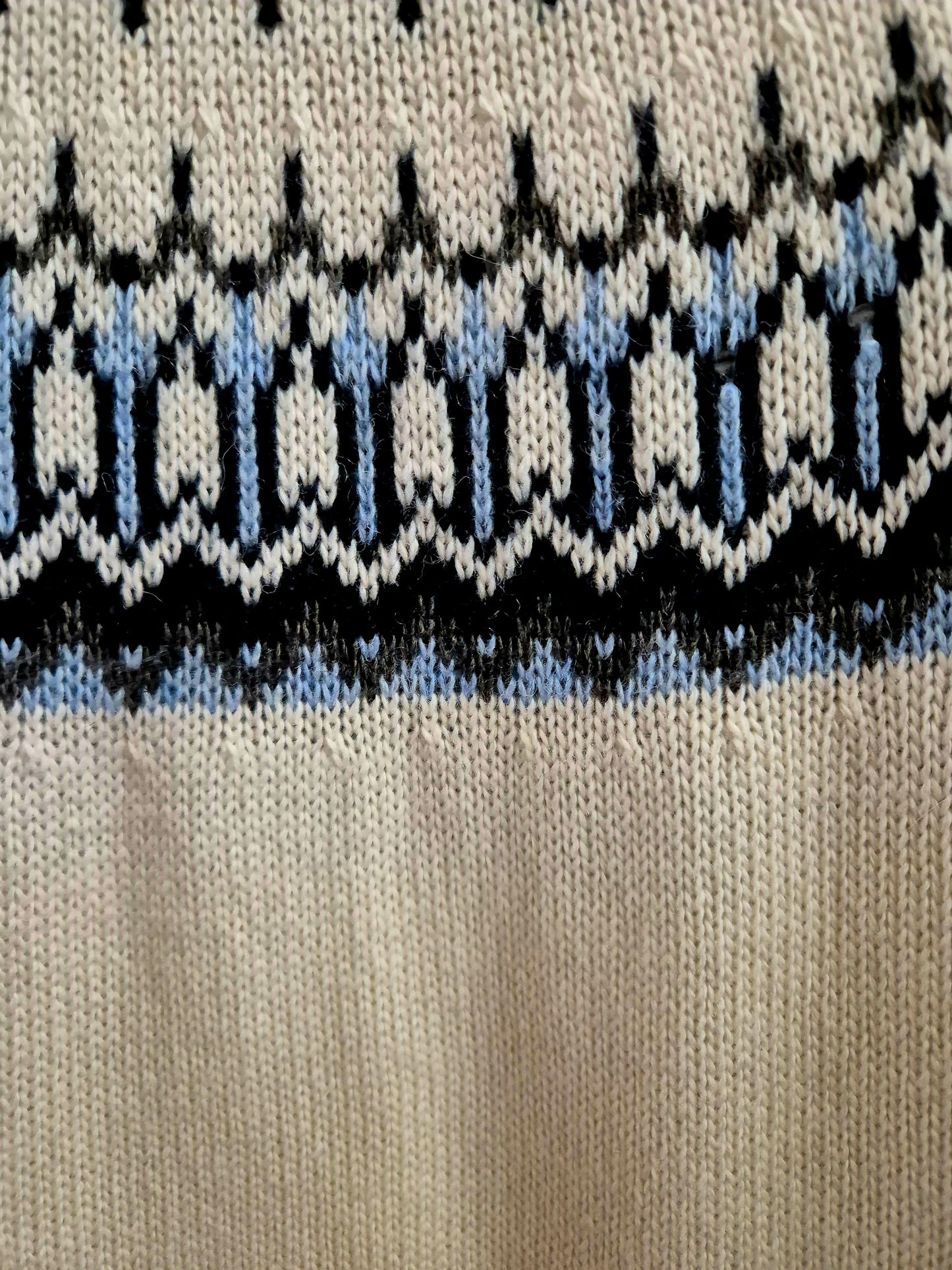 Cute Vintage Fair Isle jumper. Size 8/10