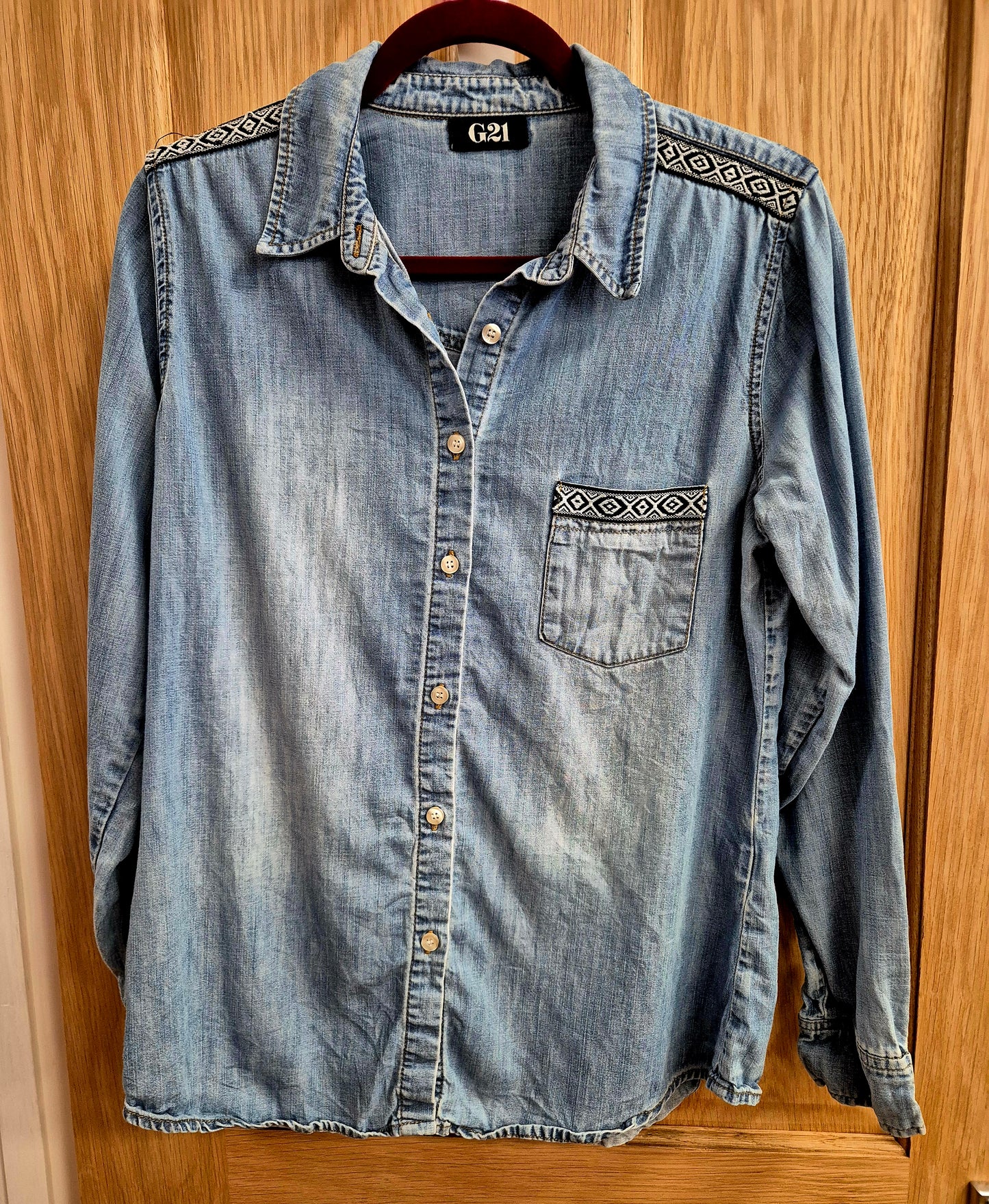 Vintage denim shirt. Size 12