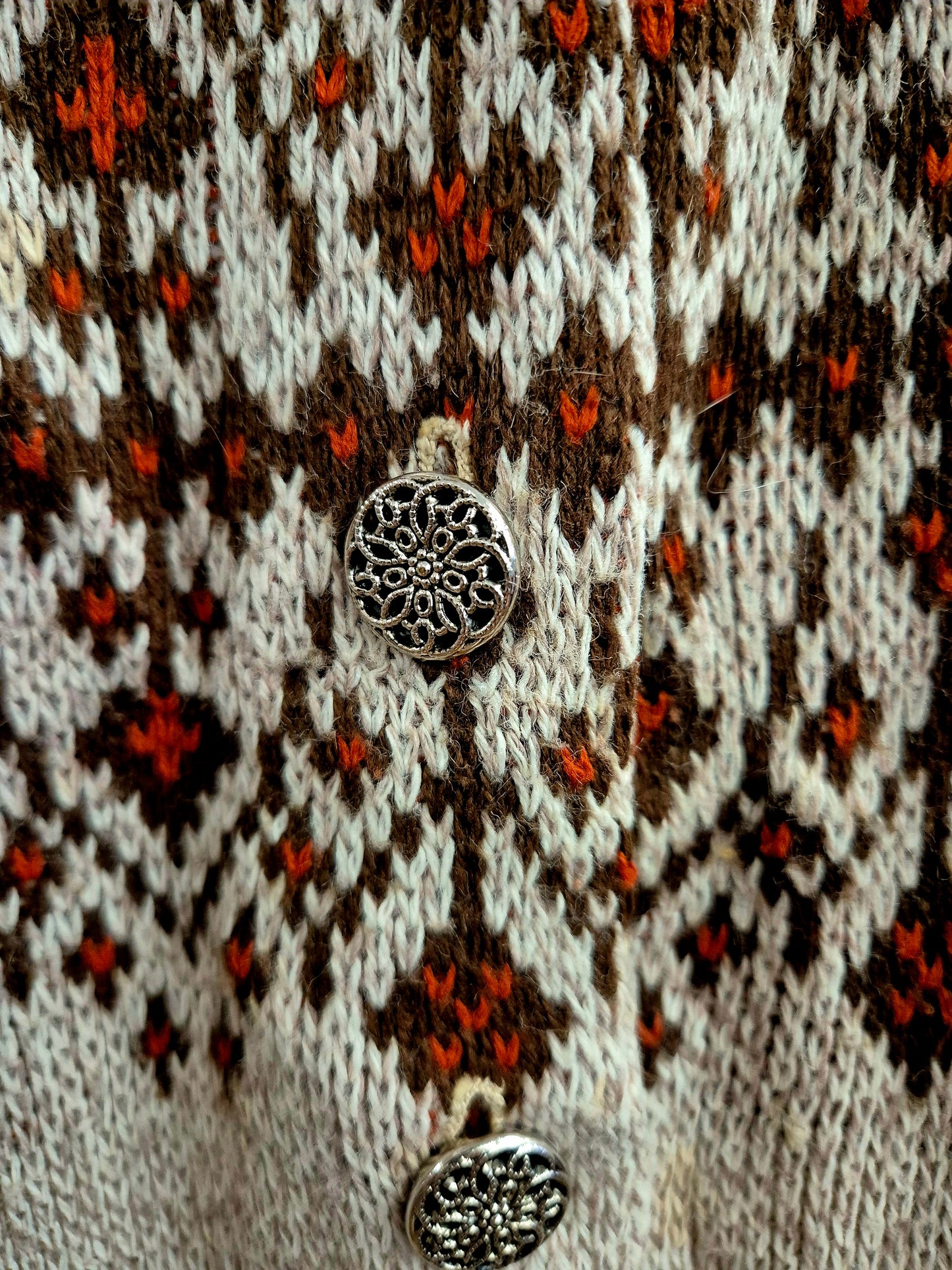 Vintage winter cardigan. Size 10/12