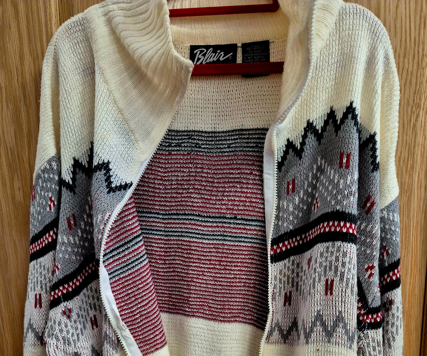 Vintage Mens Christmas cardigan in size xl