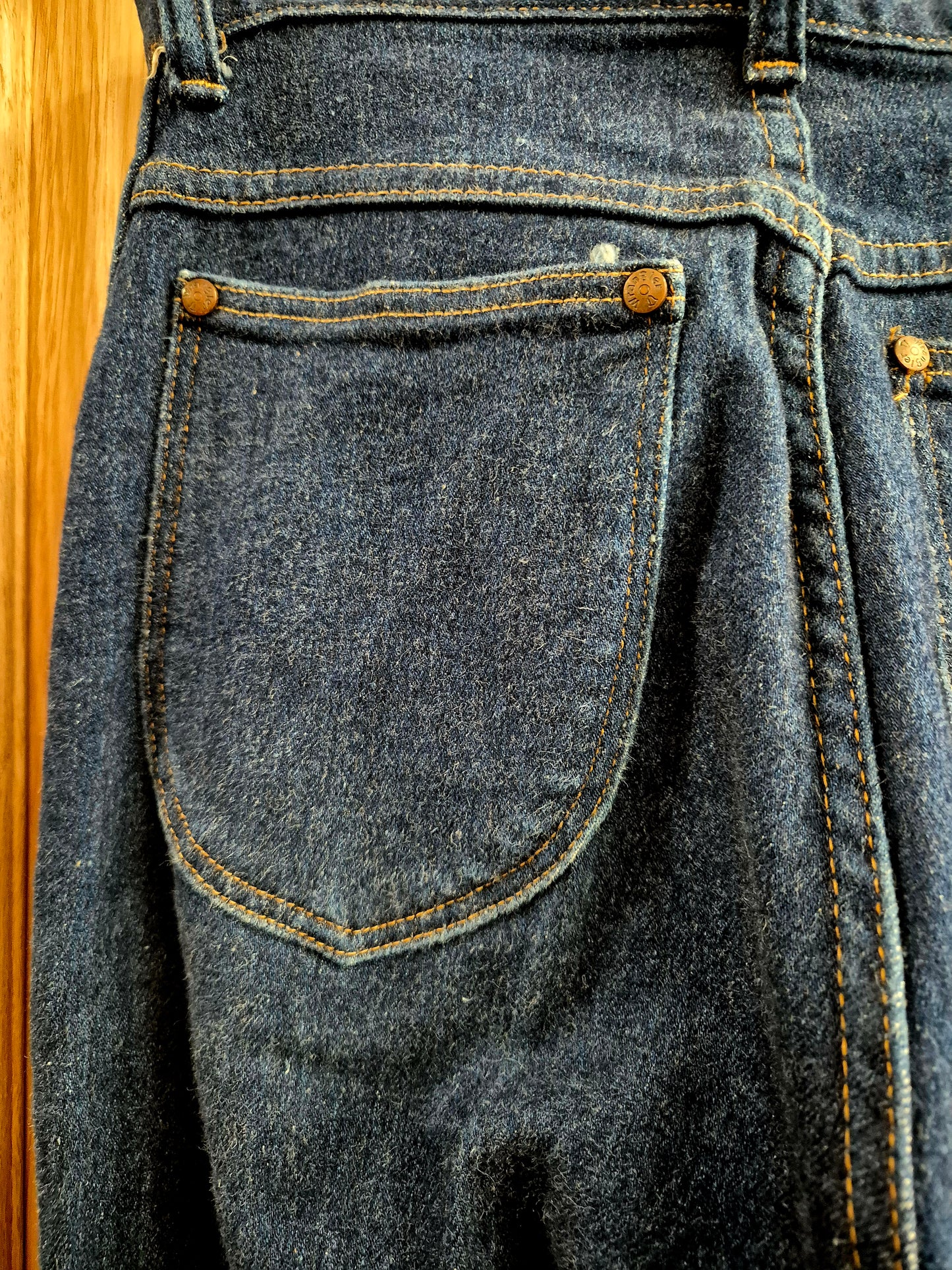 Vintage late 1970s wrangler jeans in beautiful condition. Very rare find. Size 26 waist (uk size 8).