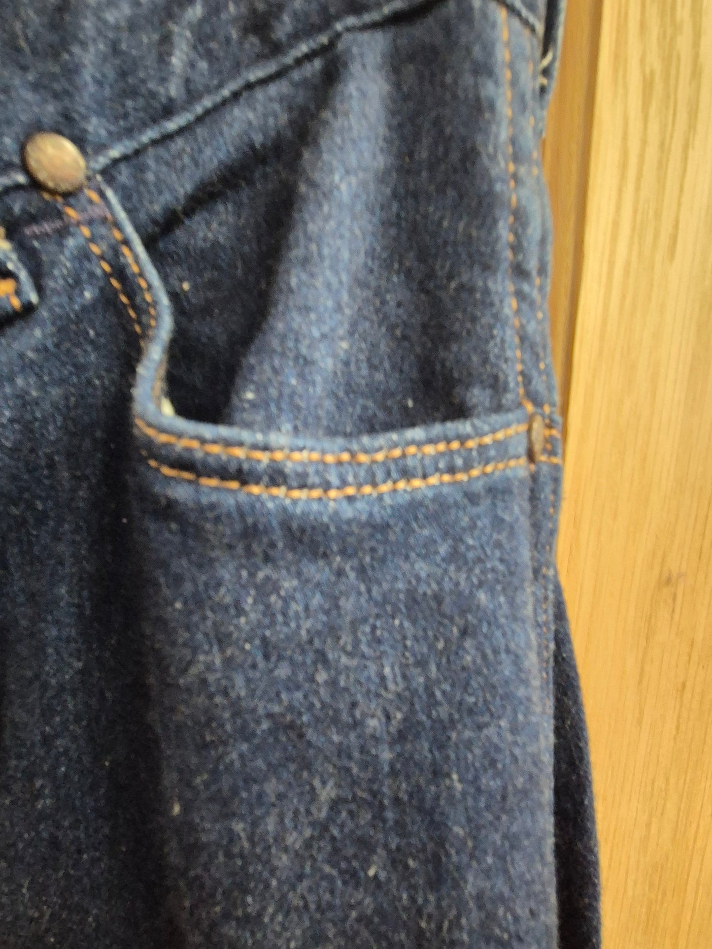 Vintage RARE made in Scotland wrangler jeans. 26 waist (uk size 8). High back pockets. In immaculate condition.