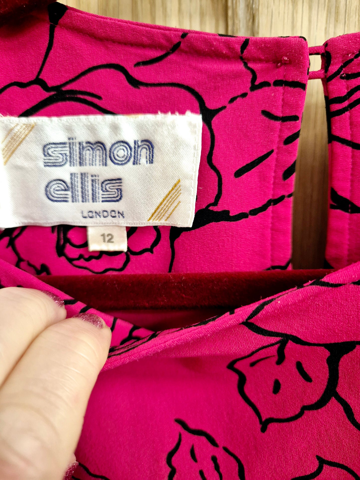 Vintage 1980s Simon Ellis top. Uk size 8