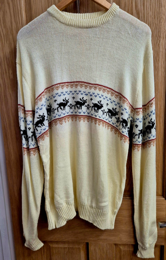 Vintage Christmas jumper. Unisex. Size L