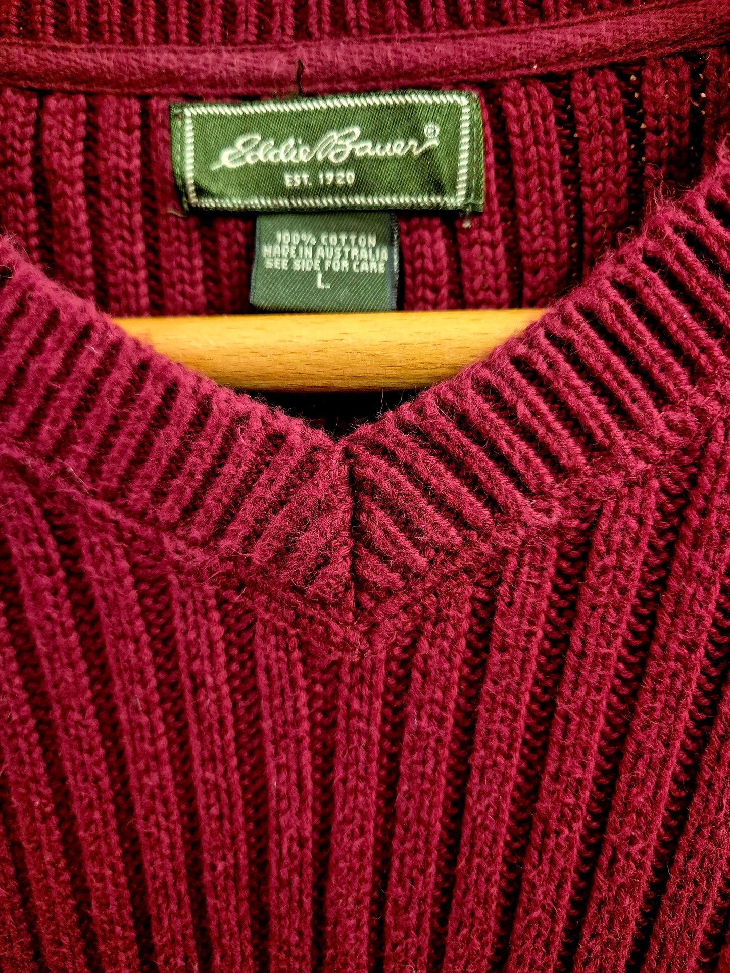 Lovely Vintage Eddie Bauer Jumper. Size L