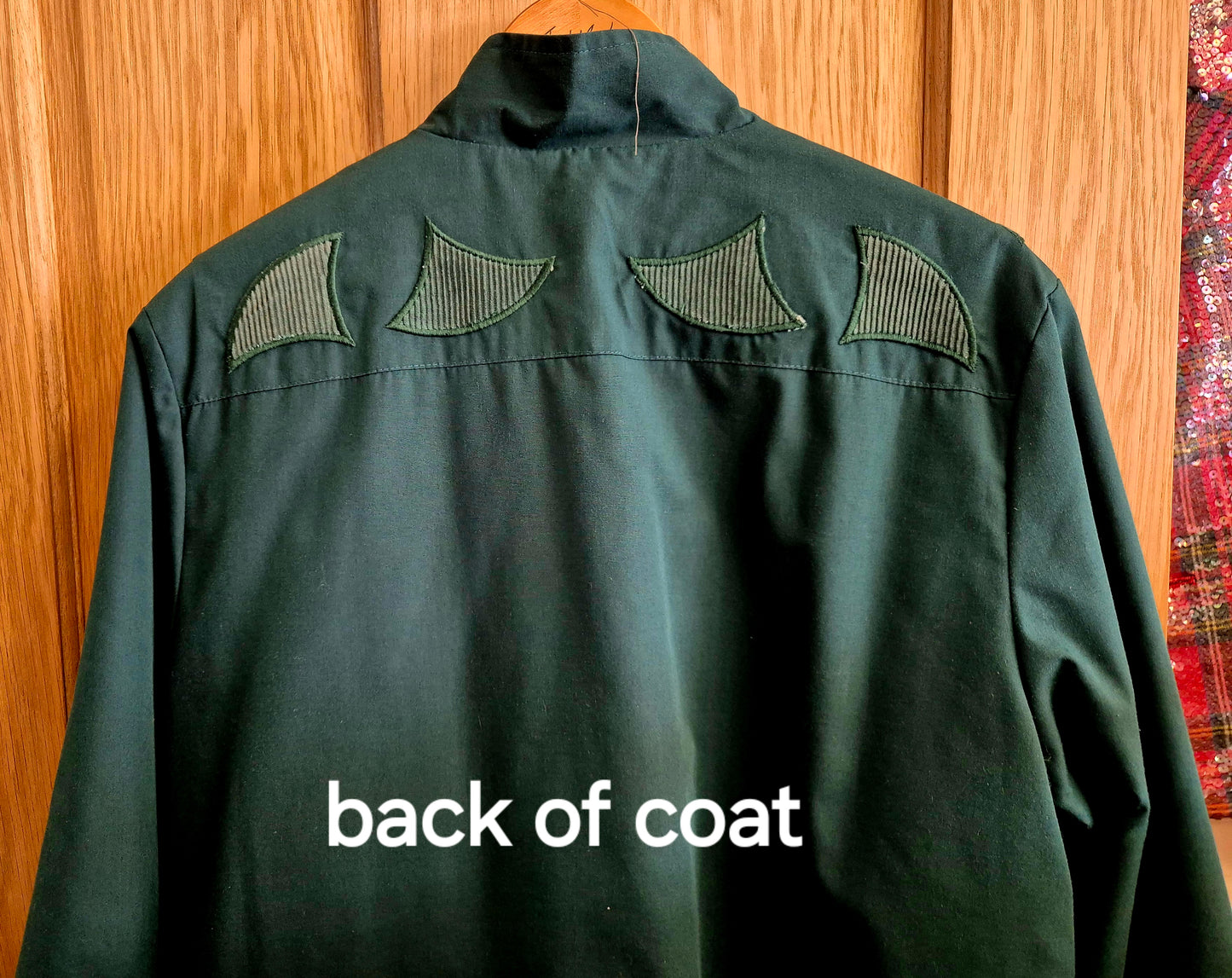 Vintage 1980s light padded coat green. Size uk 12/14